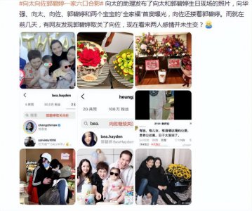 ​向佐与郭碧婷离婚了吗（向佐一家全家福曝光）