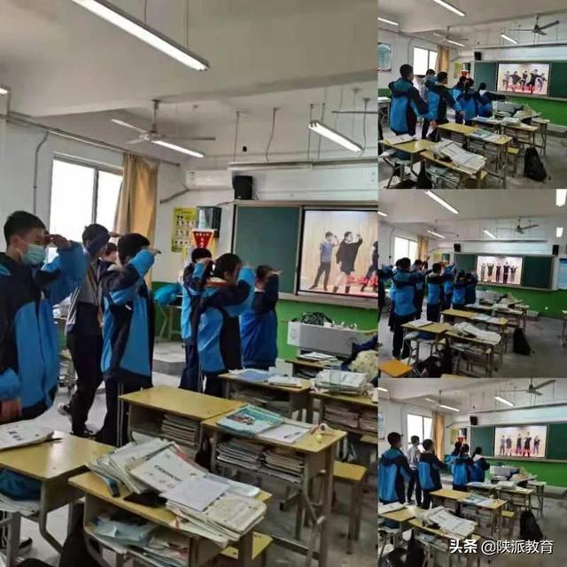 西安雾霾学生放假吗（沣西中学学子这样上体育课）(3)