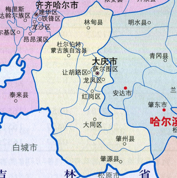 大庆市有多少人口(大庆各区县人口排名)