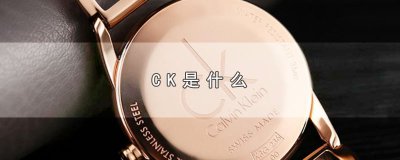 ​CK是什么(介绍CK品牌)