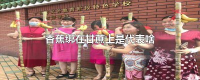 ​甘蔗上绑香蕉是什么意思 甘蔗上绑着香蕉是什么意思