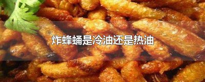 ​油炸蜂蛹炸多久 炸好的蜂蛹怎么放时间长