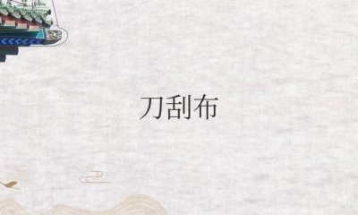 ​刀刮布是什么材质？一平方多少钱？