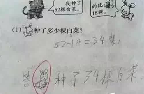 10张小学生爆笑试卷：我仿佛看到了祖国未来的希望