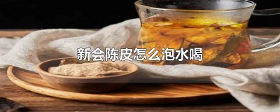 ​新会陈皮怎么泡水喝