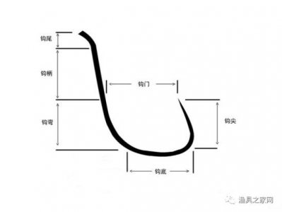 ​鱼钩规格尺寸一览表(鱼钩大小对照表)