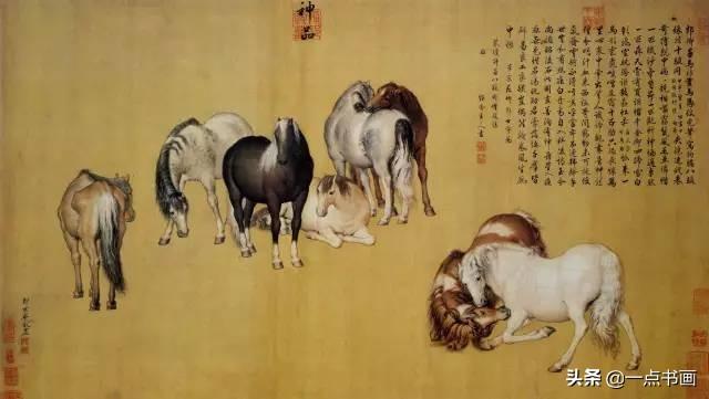 郎世宁所有画作（郎世宁经典作品欣赏）(32)