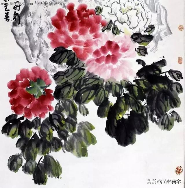 倪萍画画作品（倪萍50岁学画画1000幅）(40)