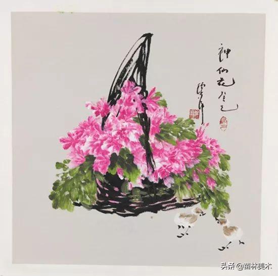 倪萍画画作品（倪萍50岁学画画1000幅）(5)