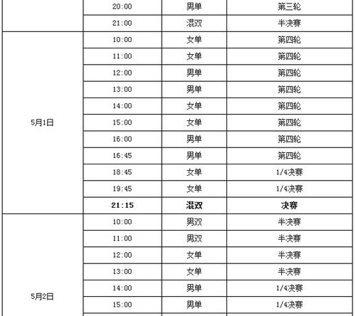 苏州世乒赛赛程 苏州进入世乒赛时间