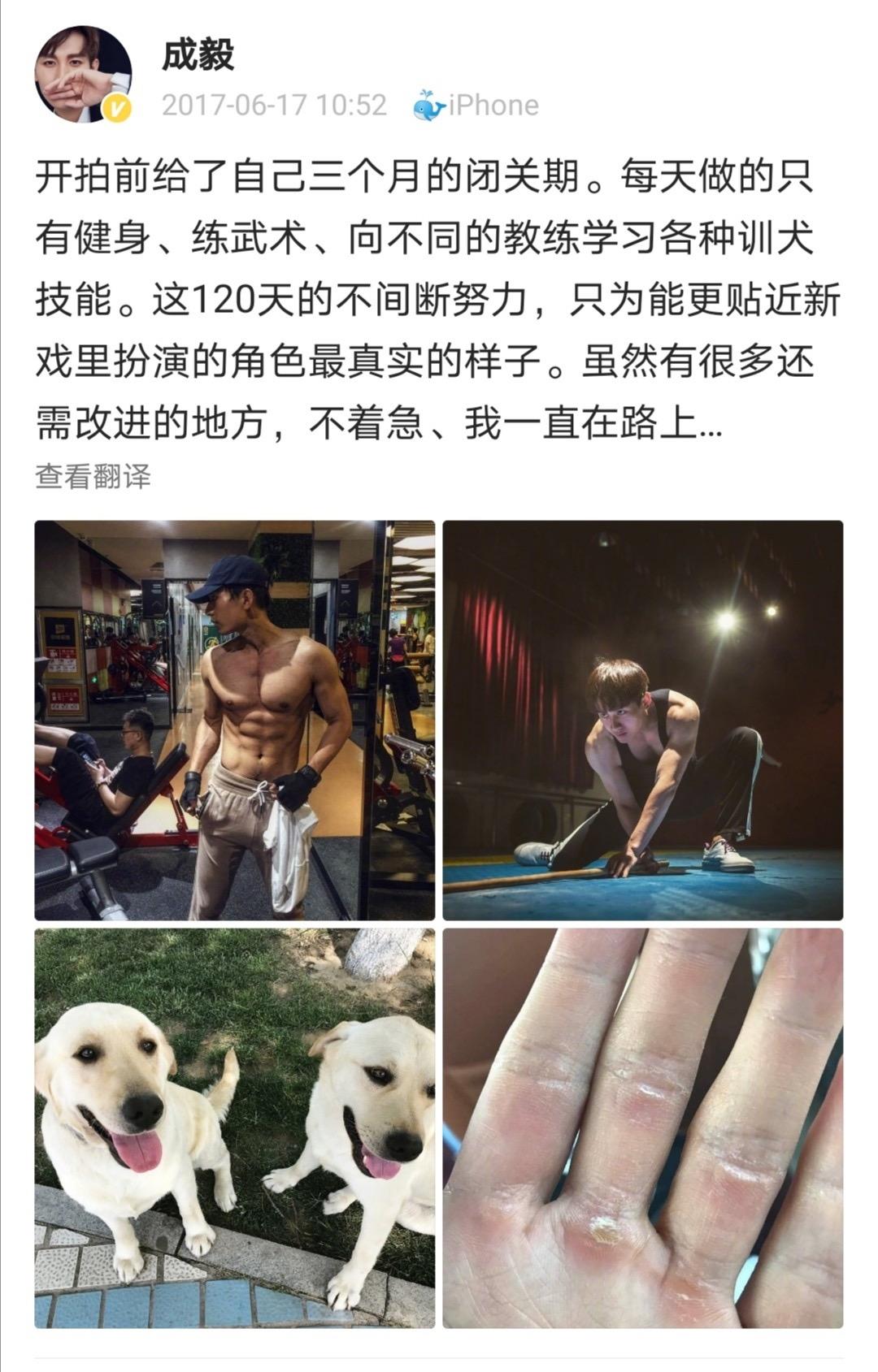 成毅个人资料简介成就（10年龙套到一鸣惊人，成毅位居“一线”的秘诀）