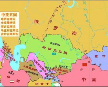 ​中亚五国包括哪些国家(中亚五国经济实力排名)